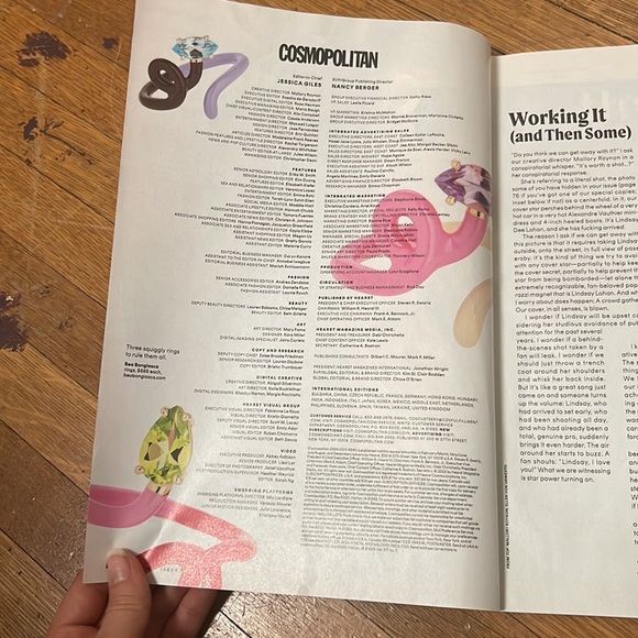 Cosmopolitan Magazine The 2022 Collection Issue 7 Lindsay Lohan - Picture 5 of 11